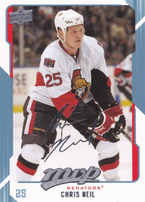 Hockey card Chris Neil