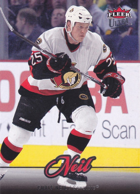 Hockey card Chris Neil