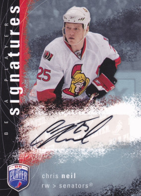 Hockey card Chris Neil