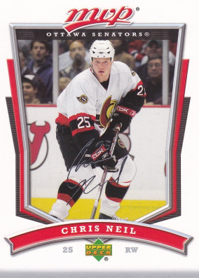 Hockey card Chris Neil
