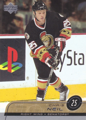 Hockey card Chris Neil