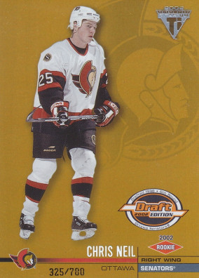 Hockey card Chris Neil
