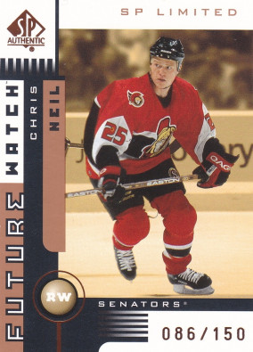 Hockey card Chris Neil
