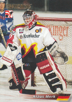 Hockey card Klaus Merk