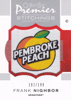 Hockey card Frank Nighbor