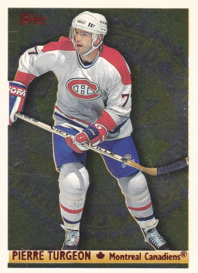 Hockey card Pierre Turgeon
