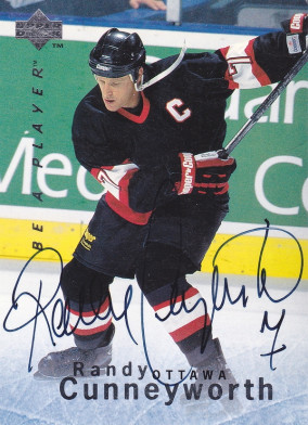 Hockey card Randy Cunneyworth