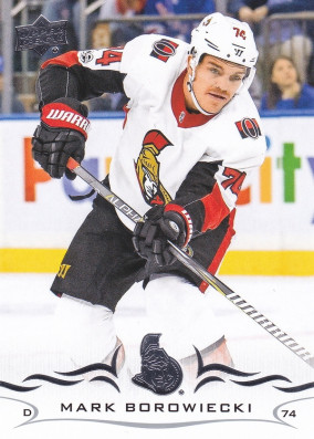 Hockey card Mark Borowiecki