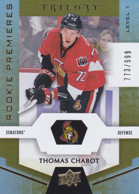 Hockey card Thomas Chabot