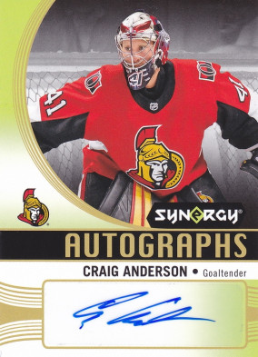 Hockey card Craig Anderson