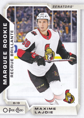 Hockey card Max Lajoie