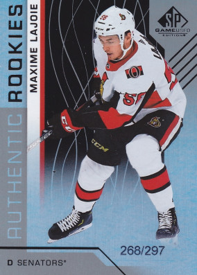 Hockey card Max Lajoie