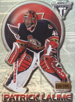 Hockey card Patrick Lalime