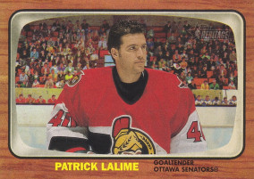 Hockey card Patrick Lalime