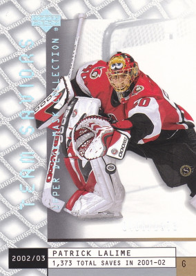 Hockey card Patrick Lalime