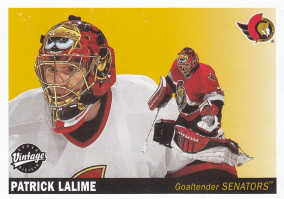 Hockey card Patrick Lalime