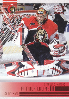 Hockey card Patrick Lalime