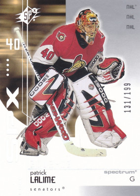 Hockey card Patrick Lalime