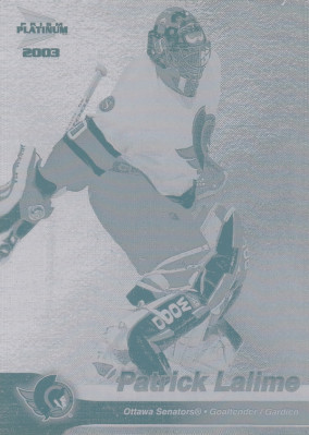 Hockey card Patrick Lalime