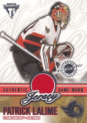 Hockey card Patrick Lalime