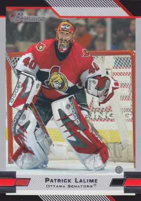 Hockey card Patrick Lalime