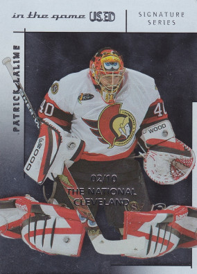 Hockey card Patrick Lalime