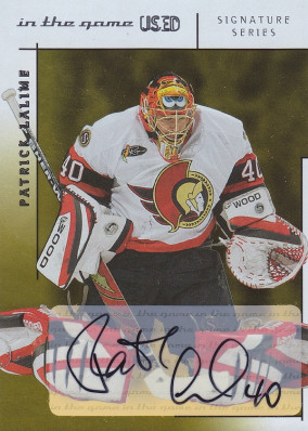 Hockey card Patrick Lalime