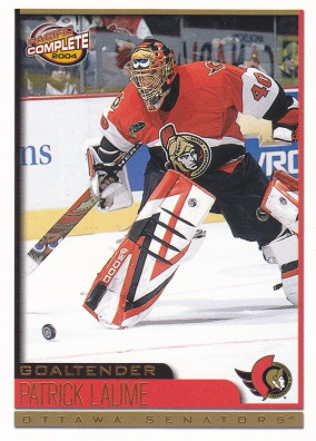 Hockey card Patrick Lalime
