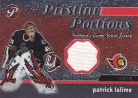 Hockey card Patrick Lalime