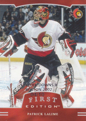 Hockey card Patrick Lalime