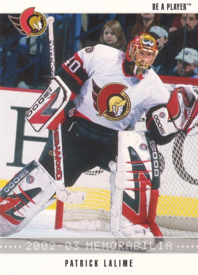 Hockey card Patrick Lalime