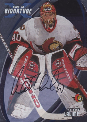 Hockey card Patrick Lalime