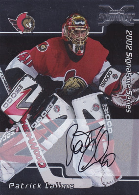 Hockey card Patrick Lalime