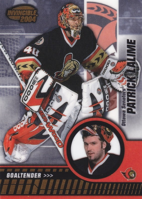 Hockey card Patrick Lalime