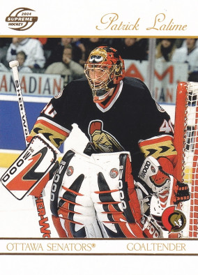Hockey card Patrick Lalime