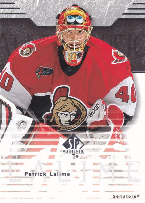 Hockey card Patrick Lalime