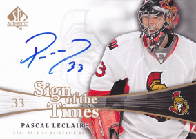 Hockey card Pascal Leclaire