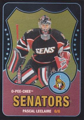 Hockey card Pascal Leclaire