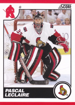 Hockey card Pascal Leclaire