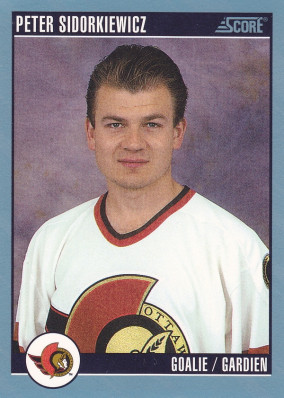 Hockey card Peter Sidorkiewicz