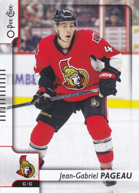Hockey card Jean-Gabriel Pageau