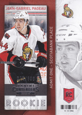 Hockey card Jean-Gabriel Pageau
