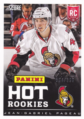 Hockey card Jean-Gabriel Pageau