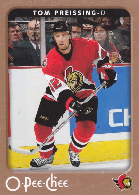 Hockey card Tom Preissing