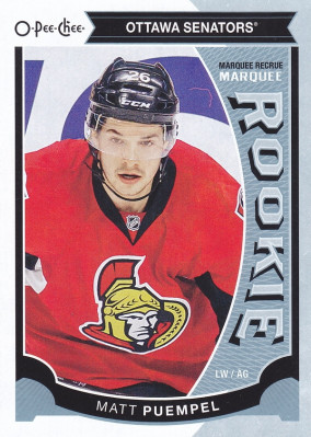 Hockey card Matt Puempel