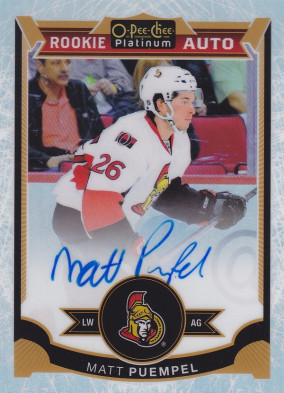 Hockey card Matt Puempel