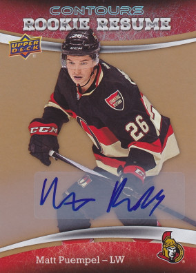 Hockey card Matt Puempel