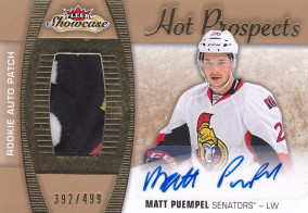 Hockey card Matt Puempel