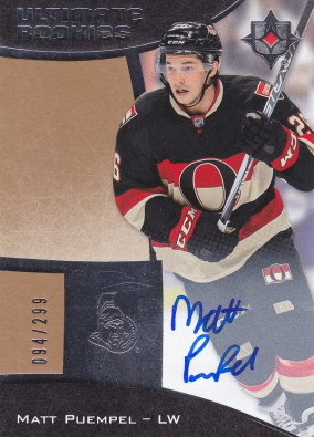 Hockey card Matt Puempel