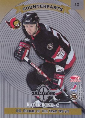 Hockey card Radek Bonk